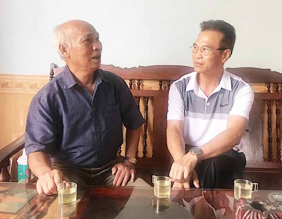  Thời khắc tham gia giải phóng Gia Lai là ký ức khó phai mờ trong lòng cựu chiến binh Hà Xuân Nhắc (bìa trái). Ảnh: M.T