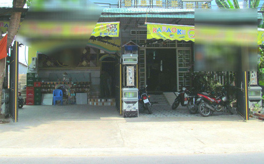 Quán nhậu, karaoke T.N - nơi xảy ra vụ việc.