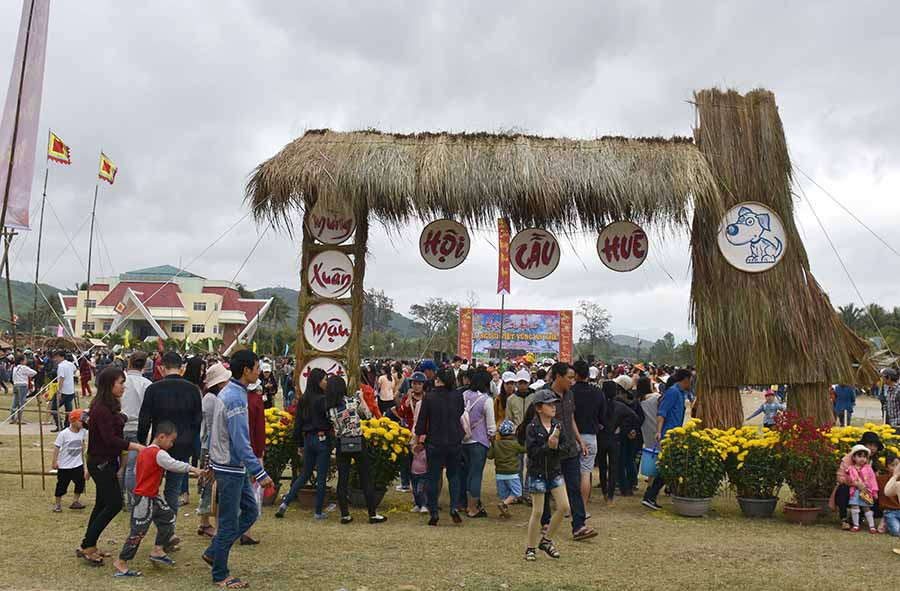  Hội Cầu huê ở An Khê. Ảnh: P.N
