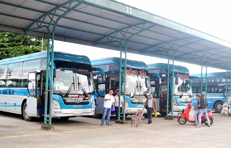 Sở Giao thông-Vận tải Gia Lai không cho phép các doanh nghiệp vận tải thực hiện phụ thu chiều rỗng đối với tuyến Gia Lai-TP Hồ Chí Minh và ngược lại. Ảnh: Lê Hòa