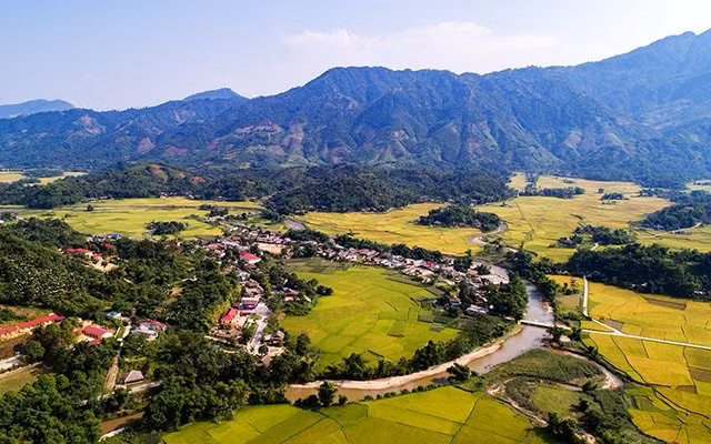 Một góc xã Nghĩa Ðô, huyện Bảo Yên, tỉnh Lào Cai. Ảnh: NGỌC BẰNG