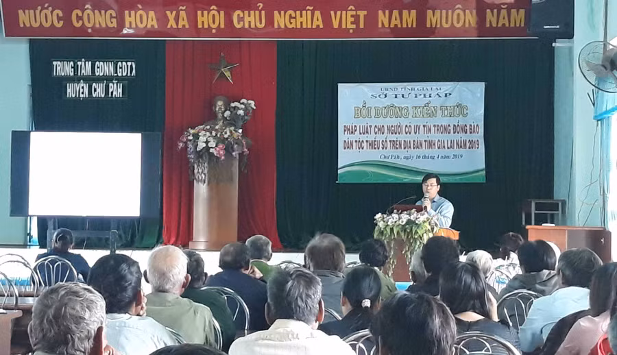 Quang cảnh lớp tập huấn. Ảnh: Lê Hải