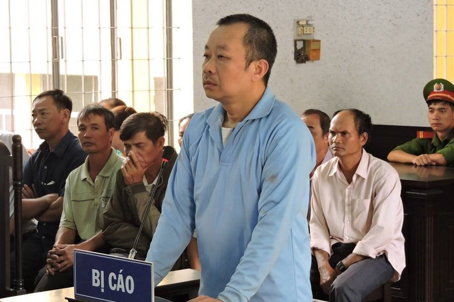 Bị cáo Y Tuyến Ksor tại tòa.