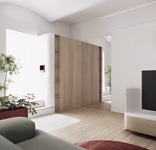  Ánh sáng từ giếng trời cung cấp năng lượng để cây trồng phát triển đồng thời mang ánh sáng thiên nhiên chan hòa vào nhà.