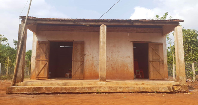 Trường mẫu giáo Măng Non - phân hiệu thôn 7, H.Đắk Mil, tỉnh Đắk Nông trước Trường mẫu giáo Măng Non - phân hiệu thôn 7, H.Đắk Mil, tỉnh Đắk Nông trước