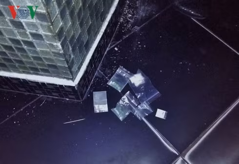 Ma túy thu được tại hiện trường.