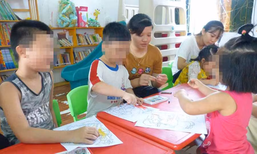  Một lớp học của trẻ tự kỷ. Ảnh: internet