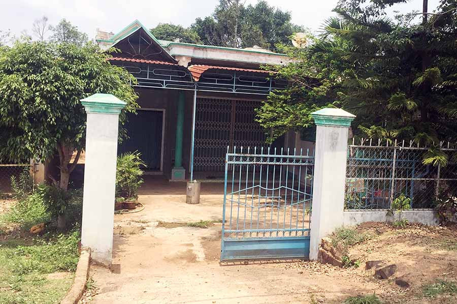  Căn nhà của ông Trần Thanh Tùng hiện đã đóng cửa. Ảnh: V.N