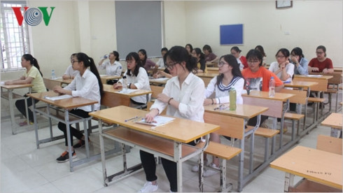 Thí sinh tham dự kỳ thi THPT Quốc gia năm 2018.