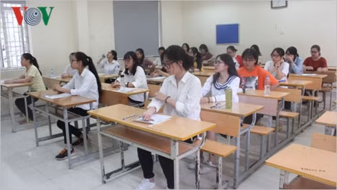 Thí sinh tham dự kỳ thi THPT Quốc gia năm 2018.