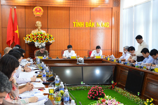  Đoàn công tác của Bộ Công Thương làm việc với tỉnh Đắk Nông