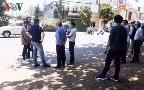 Hiện trường vụ ẩu đả khiến 1 thanh niên bị đâm chết.