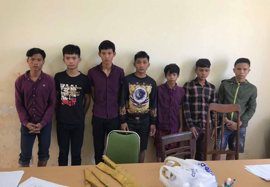 7 thanh niên làng Bi đã núp ở ven đường để chặn đánh Sơn, Dũng. Ảnh: Văn Ngọc