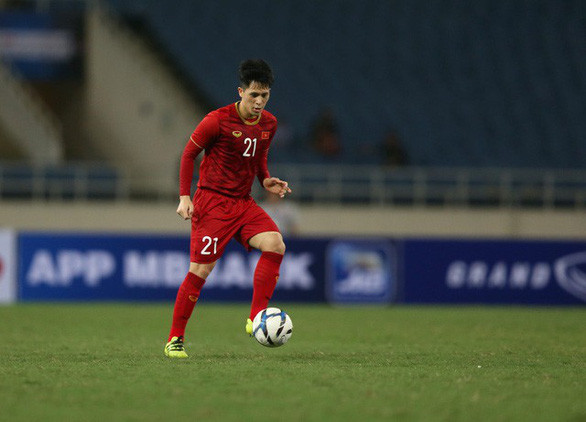 Trung vệ Đình Trọng có tên trong danh sách U22 Việt Nam chuẩn bị tham dự SEA Games 30 - Ảnh: NAM KHÁNH