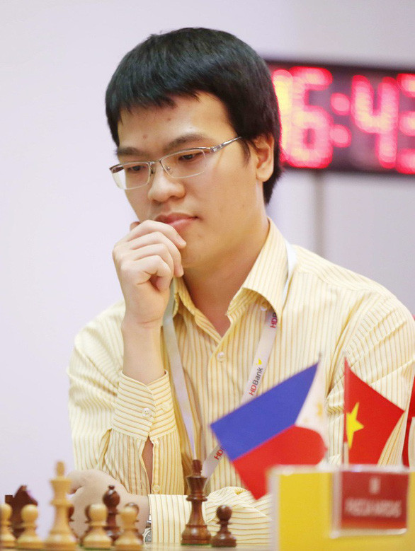  Kỳ thủ Lê Quang Liêm - Ảnh: T.P.