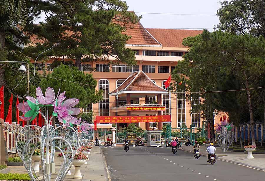 Cơ quan Văn phòng Tỉnh ủy tại Trụ sở Tỉnh ủy. Ảnh: T.N