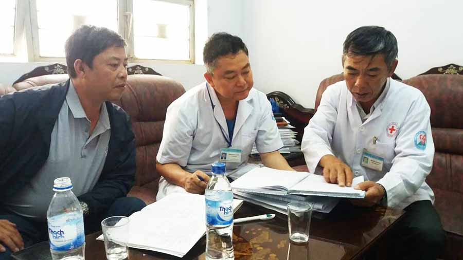  Lãnh đạo Trung tâm Y tế thị xã An Khê khẳng định nội dung tố cáo của tập thể đối với bà Lê Thị Mộng Đào là có cơ sở và đúng. Ảnh: P.N