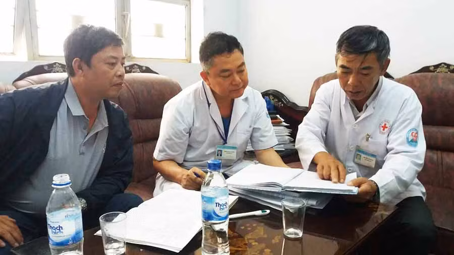  Lãnh đạo Trung tâm Y tế thị xã An Khê khẳng định nội dung tố cáo của tập thể đối với bà Lê Thị Mộng Đào là có cơ sở và đúng. Ảnh: P.N