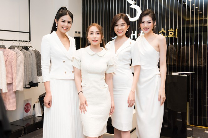 Dàn mỹ nhân khoe sắc quyến rũ ở sự kiện với váy trắng.