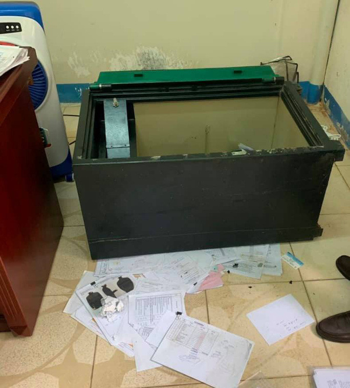 Hiện trường một vụ phá két sắt mà băng nhóm người nước ngoài nêu trên thực hiện ở Đà Nẵng