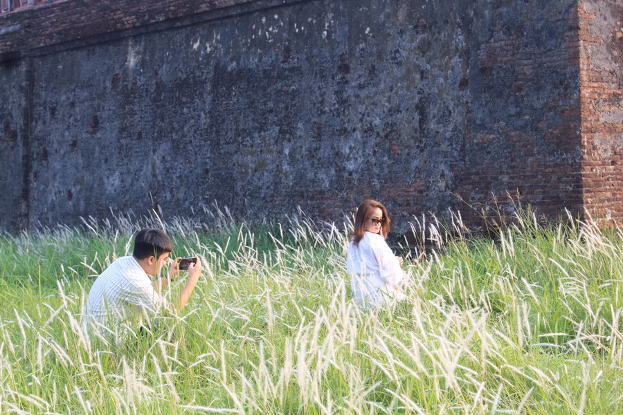 Nhiều người đến để lưu giữ khoảnh khắc đẹp trước khi hoa tàn.