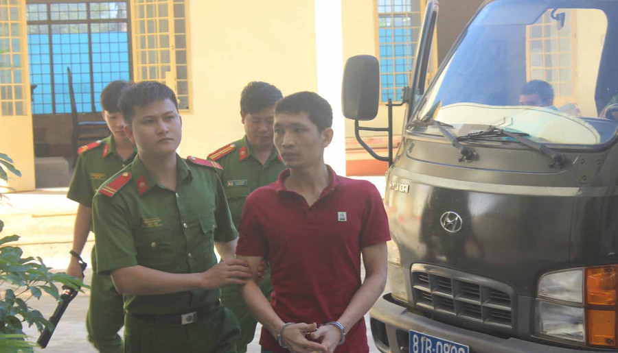 Bị cáo Hải đã bị tuyên phạt 8 năm tù. Ảnh: Văn Ngọc
