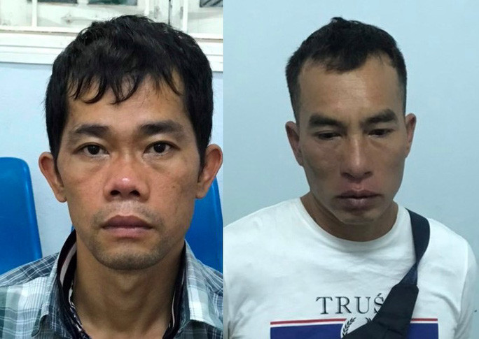 Ban Wei Bing và Ban Shan Ke bị công an tạm giữ. Ảnh: Công an cung cấp