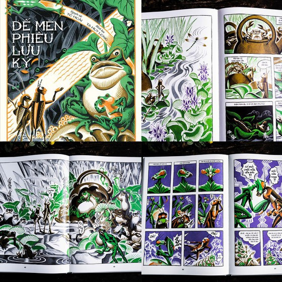 Tác phẩm Dế Mèn phiêu lưu ký vừa có thêm phiên bản truyện tranh được thực hiện công phu và đẹp mắt Tác phẩm Dế Mèn phiêu lưu ký vừa có thêm phiên bản truyện tranh được thực hiện công phu và đẹp mắt