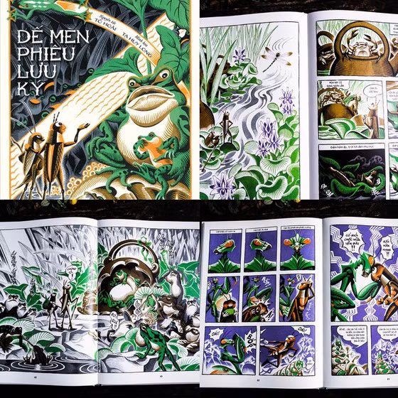 Tác phẩm Dế Mèn phiêu lưu ký vừa có thêm phiên bản truyện tranh được thực hiện công phu và đẹp mắt Tác phẩm Dế Mèn phiêu lưu ký vừa có thêm phiên bản truyện tranh được thực hiện công phu và đẹp mắt