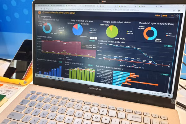  Nhiều địa phương đang triển khai thí điểm chính phủ điện tử trong giám sát hành chính công. Ảnh: Trọng Đạt