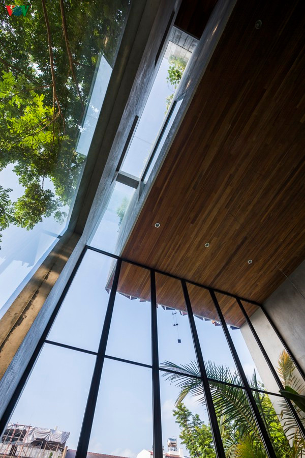 Những hình khối và đường nét kiến trúc rất mạnh mẽ và ấn tượng.