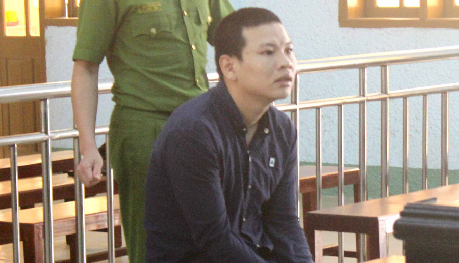 Bị cáo Trần Quốc Vĩ đã bị tuyên phạt 9 năm tù. Ảnh: Văn Ngọc