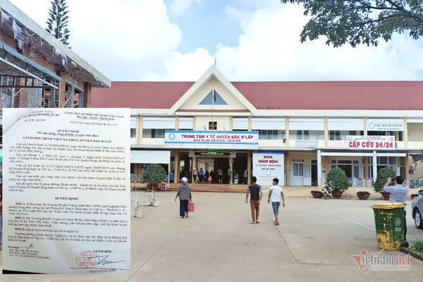Trung tâm Y tế huyện Đắk R’lấp nơi bà Trang được bổ nhiệm thần tốc