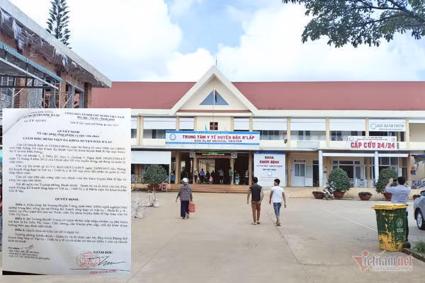 Trung tâm Y tế huyện Đắk R’lấp nơi bà Trang được bổ nhiệm thần tốc
