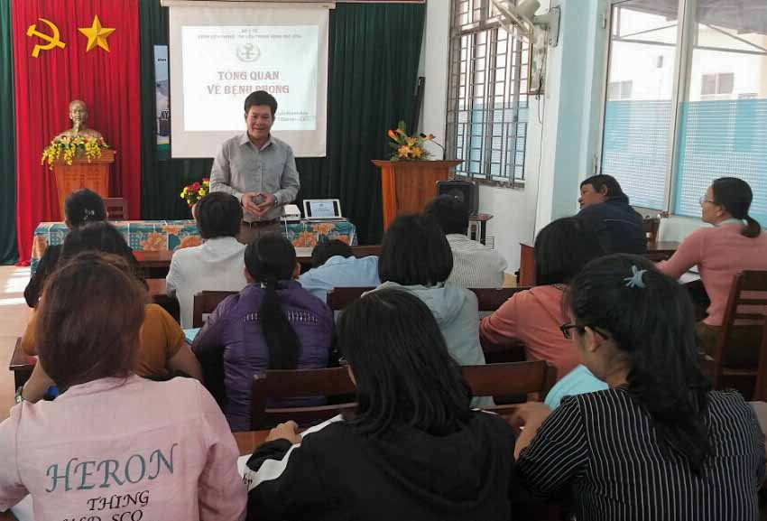 40 học viên tham gia lớp tập huấn. Ảnh: Như Nguyện 40 học viên tham gia lớp tập huấn. Ảnh: Như Nguyện