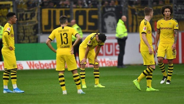  Dortmund ba trận liên tiếp hòa 2-2 khi đã dẫn bàn trước.
