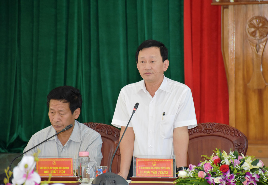 đồng chí Dương Văn Trang-Ủy viên Ban Chấp hành Trung ương Đảng, Bí thư Tỉnh ủy, Chủ tịch HĐND tỉnh