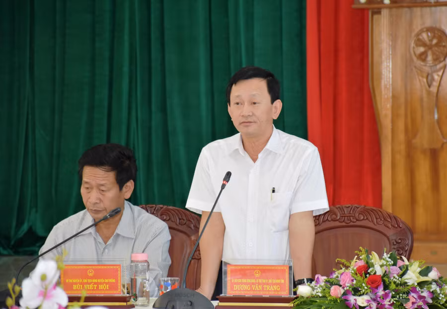 đồng chí Dương Văn Trang-Ủy viên Ban Chấp hành Trung ương Đảng, Bí thư Tỉnh ủy, Chủ tịch HĐND tỉnh