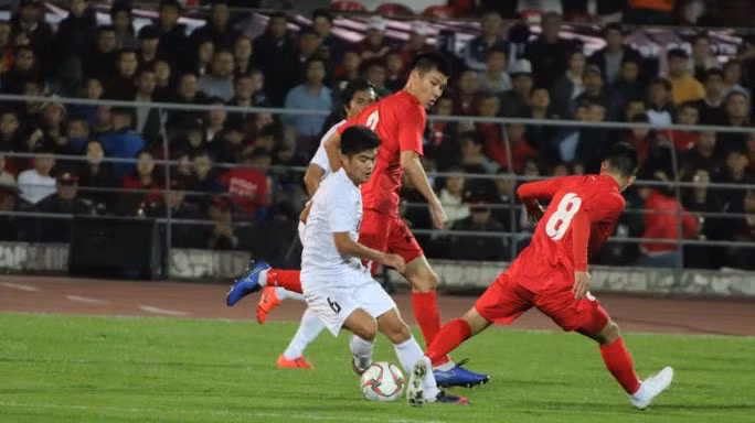  Myanmar thảm bại 0-7 trước Kyrgyzstan
