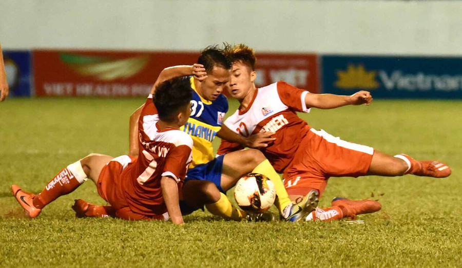 U21 HA.GL đã sớm chia tay giải đấu từ vòng bảng. Ảnh: Văn Ngọc. Ảnh: Văn Ngọc
