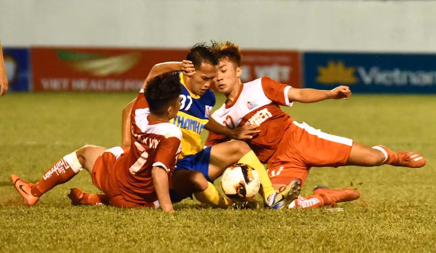 U21 HA.GL đã sớm chia tay giải đấu từ vòng bảng. Ảnh: Văn Ngọc. Ảnh: Văn Ngọc