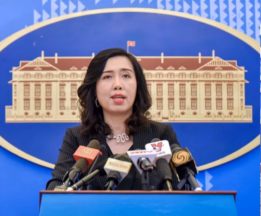  Người phát ngôn Bộ Ngoại giao Việt Nam Lê Thị Thu Hằng. Ảnh: Việt Linh.