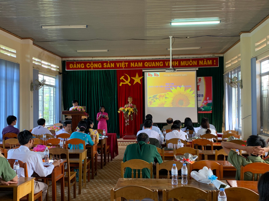 Quang cảnh hội thi. Ảnh: Phương Linh