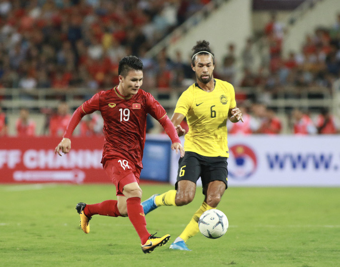 Màn trình diễn của Quang Hải đem về chiến thắng 1-0 cho tuyển Việt Nam - Ảnh: Hải Anh