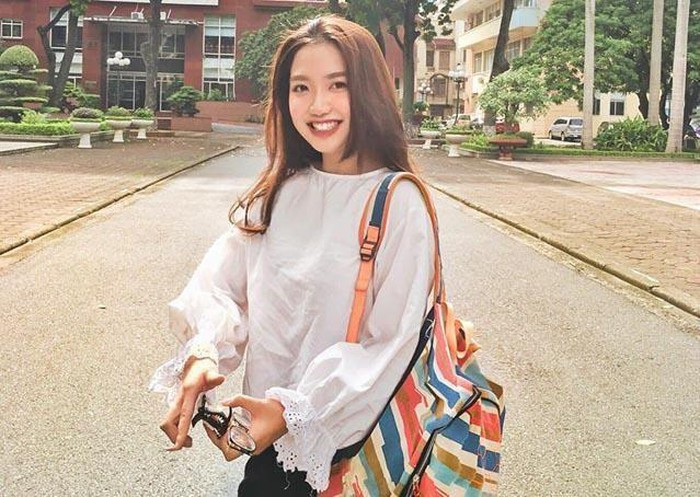 Đặng Thị Hà Vy (sinh năm 2001) đến từ Lạng Sơn được chú ý nhờ gương mặt xinh xắn, đôi mắt to tròn cùng nụ cười 