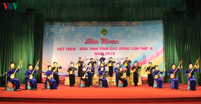  Liên hoan Hát then - Đàn tính tỉnh Cao Bằng lần thứ II năm 2019 với các tiết mục được dàn dựng công phu, đặc sắc.