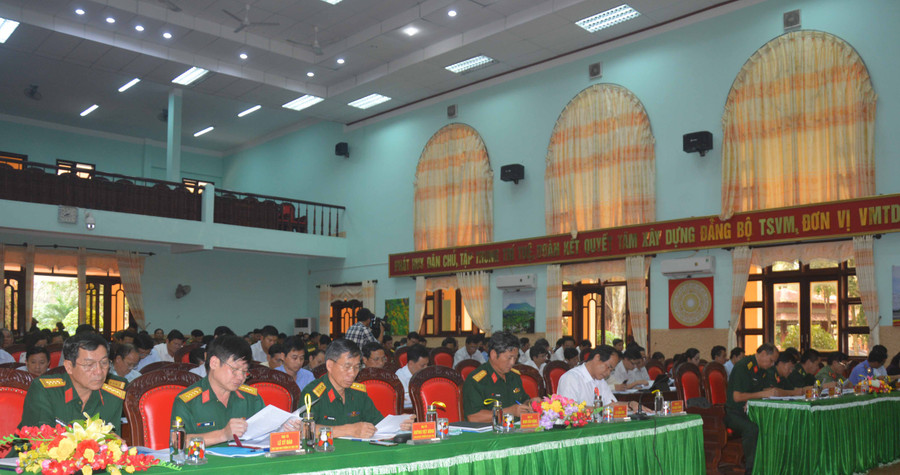 Các đại biểu dự hội nghị. Ảnh: Anh Huy 