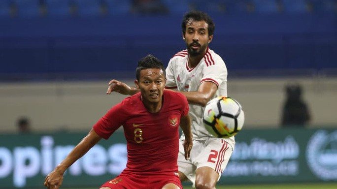 Đội bóng cùng bảng với tuyển Việt Nam là Indonesia thảm bại 0-5 trước UAE Đội bóng cùng bảng với tuyển Việt Nam là Indonesia thảm bại 0-5 trước UAE