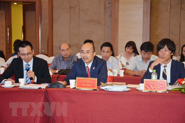  Đại biểu phát biểu tại hội thảo. (Ảnh: Hoài Thu/TTXVN).