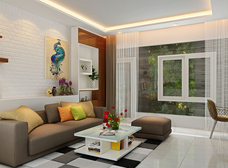 Màu sắc trong phòng có sự kết hợp sáng tạo giữa các tông màu nóng và màu lạnh, mang đến sự cân bằng. Màu sắc trong phòng có sự kết hợp sáng tạo giữa các tông màu nóng và màu lạnh, mang đến sự cân bằng.